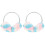 2Pièces Cache-Oreilles Réutilisables Colorés, Et Confortables 2