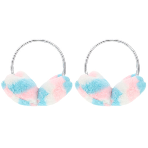 2Pièces Cache-Oreilles Réutilisables Colorés, Et Confortables 1