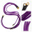 25Pièces Câbles Audio Stéréo Violet Pour Remplacement Subwoofer 10
