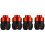 4Pièces Slider Fourche Aluminium Orange Résistant 2