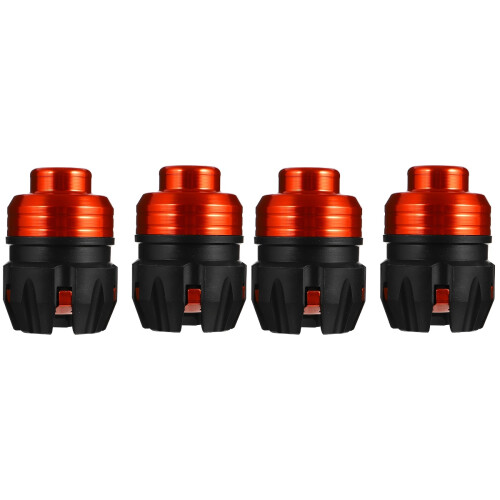 4Pièces Slider Fourche Aluminium Orange Résistant 1