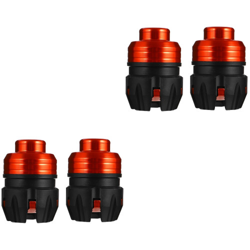 4Pièces Slider Fourche Aluminium Orange Résistant 2