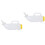 2Pièces Nursing Blancs Pour Petits Animaux, Agneau Veau 4