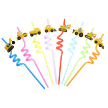 32St Feest Rietjes Cartoon Stijl Plastic Herbruikbaar Kinderfeest