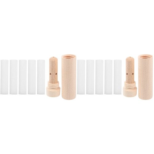 2Sets Aromatherapie Kit Hout Katoen 1
