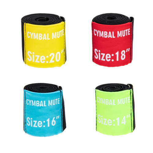 20Pièces Bandes Mute Cymbales Élastiques Pratiques Pour Percussions 1
