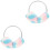 2Pièces Cache-Oreilles Réutilisables Colorés, Et Confortables 3