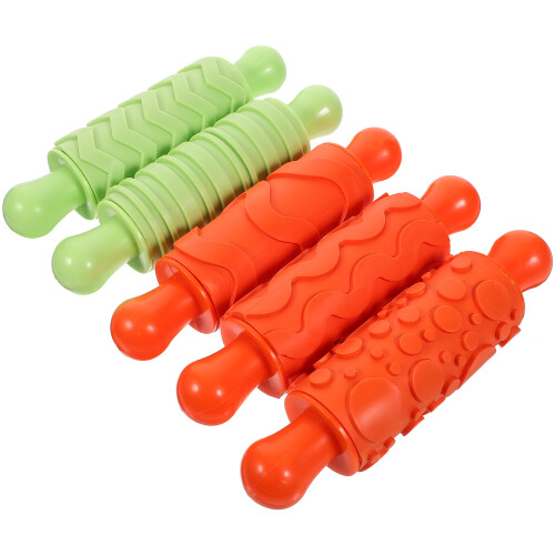10Pièces Rouleaux À Pâte Multicolores Faciles À Pour Baking 2