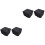 2Pièces Protection Noire Pour Projecteur Housse Résistante 9