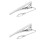 2Pièces Clips Cravate Métal Argenté Design Simple Et Moderne 5