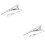 2Pièces Clips Cravate Métal Argenté Design Simple Et Moderne 6