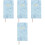4Pcs Blue Delicate Planner Journal Notebook Practical Office Supply 5