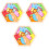 3Ensembles Puzzle Cognitif Bois 3D Enfants 3