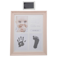 1Ensemble Photo Empreintes Bébé Rose PVC Avec Tampon D'encre