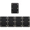 5Pièces Couvre Sac PU Noir Pour Fabrication Décoration 5