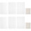 2Ensembles Moldes DIY Mini Brique Blanches Pour Décor Paysage 8