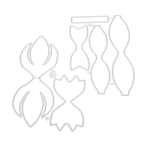 6Ensembles Matrices Découpe Acier Carbone Pour Embossage DIY Portable