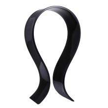 3Pièces Crochet Casque Noir Stable Anti-Rayures Utilisation Prolongée