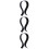 3Pièces Crochet Casque Noir Stable Anti-Rayures Utilisation Prolongée 9