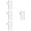 4Pcs Durable Nylon Flute Replacement Mouthpieces Transparent Design 9