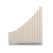 16 Tube C Tuned Pan Flute for Beginners with Bag and Music Book, Durable ABS Panpipe