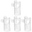 4Pcs Durable Nylon Flute Replacement Mouthpieces Transparent Design 4