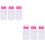 6Pièces Flacon À Pression Pour Vernis Verrouillable 6