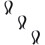 3Pièces Crochet Casque Noir Stable Anti-Rayures Utilisation Prolongée 10