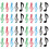 40Pièces Clips Porte-Partitures Couleurs Variées 5