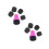 2Pièces Éponge Nail Stamping Colorée, Facile À Et Utiliser 5