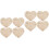 8Pièces Plaques Bois Bébé Beige Annonce Décoration 6