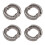 4Pièces De Tambour Argentés Durables Haute 7