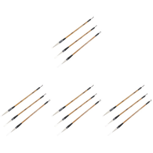 12Pièces Brosses Chinoise Polyvalentes Pour Débutants 1