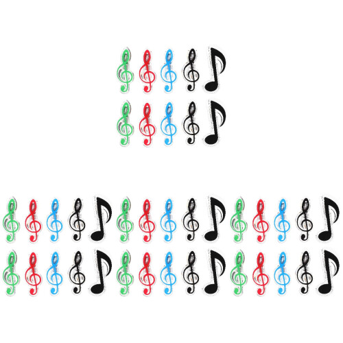 40Pièces Clips Porte-Partitures Couleurs Variées 1