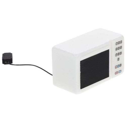 5Pièces Micro-Ondes Décoratif Bois Jouet Maison Mini