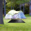 2Pièces Sol Noir Étanche Durable Pour Camping Plein Air 4