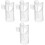4Pcs Durable Nylon Flute Replacement Mouthpieces Transparent Design 5