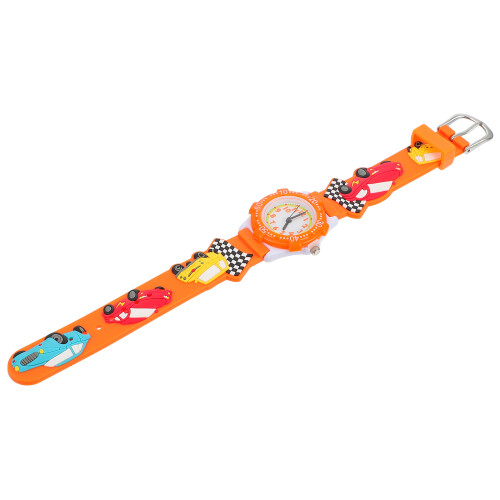 3Pièces Enfants Orange Design Cartoon Ajustable