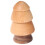 5Pcs Wooden Christmas Tree Toothpick Container Beige Storage 3