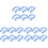 30Pièces Clip Stable Silicone Anti Accessoire Natation 2