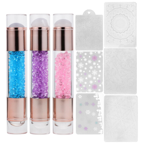 9Pièces Ensemble Nail Stamping Assorti Pour Création Ongles