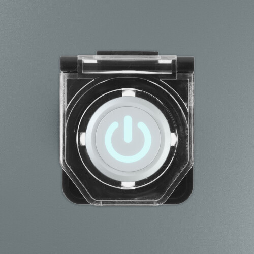 8Pièces Protection Bouton Marche Plastique Résistant 1