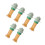 6Pièces Couvercles Kids Vert Silicone Portable Décor 9
