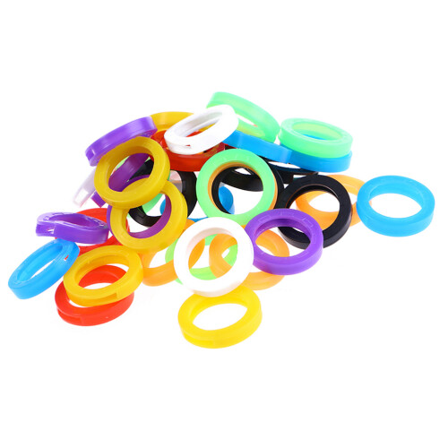 320Pièces Capuchons Clé Silicone Protection Colorée Confortable 2