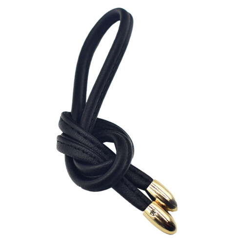 3Pièces À Cordon Noir PU Pour Femme Usage