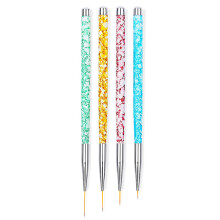 12Pièces Outils Pinceaux Nail Art Professionnels Assortiment