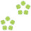 10Pièces Niveau Compact Bulles Vert Pour Mesures Mobiles 5