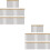 100Pièces Clous Dorés Kit Assortiment Pour Accrocher 4