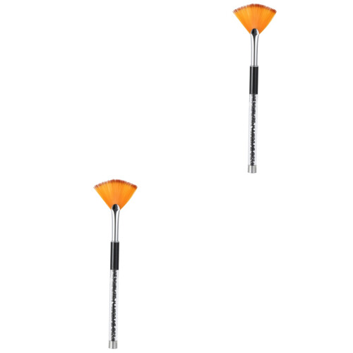 2Pièces Kit Pinceaux Nail Art Noir Facile Usage Perceuse 2