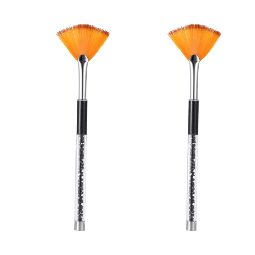 2Pièces Kit Pinceaux Nail Art Noir Facile Usage Perceuse 1